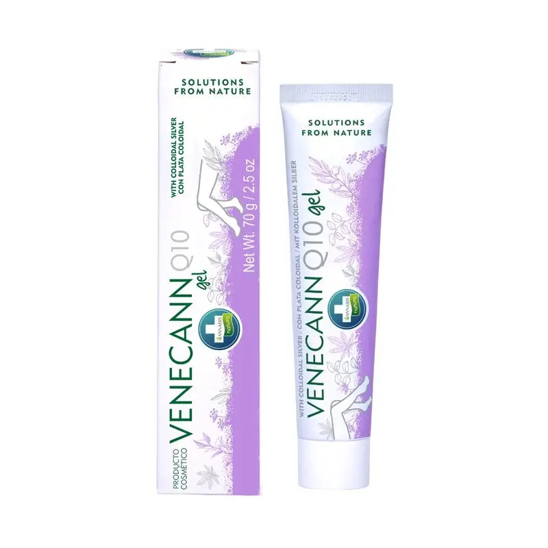 Varicann Q10 - Natürliche & Vegane Hanf Gel Müde Beine Relief , 70 gr