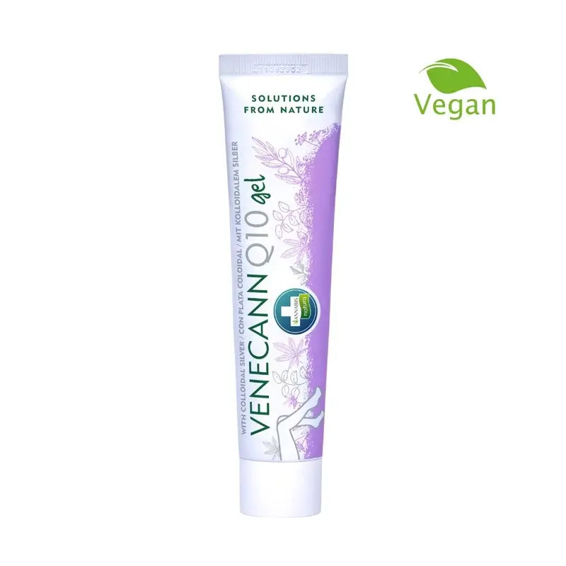 Varicann Q10 - Natürliche & Vegane Hanf Gel Müde Beine Relief , 70 gr