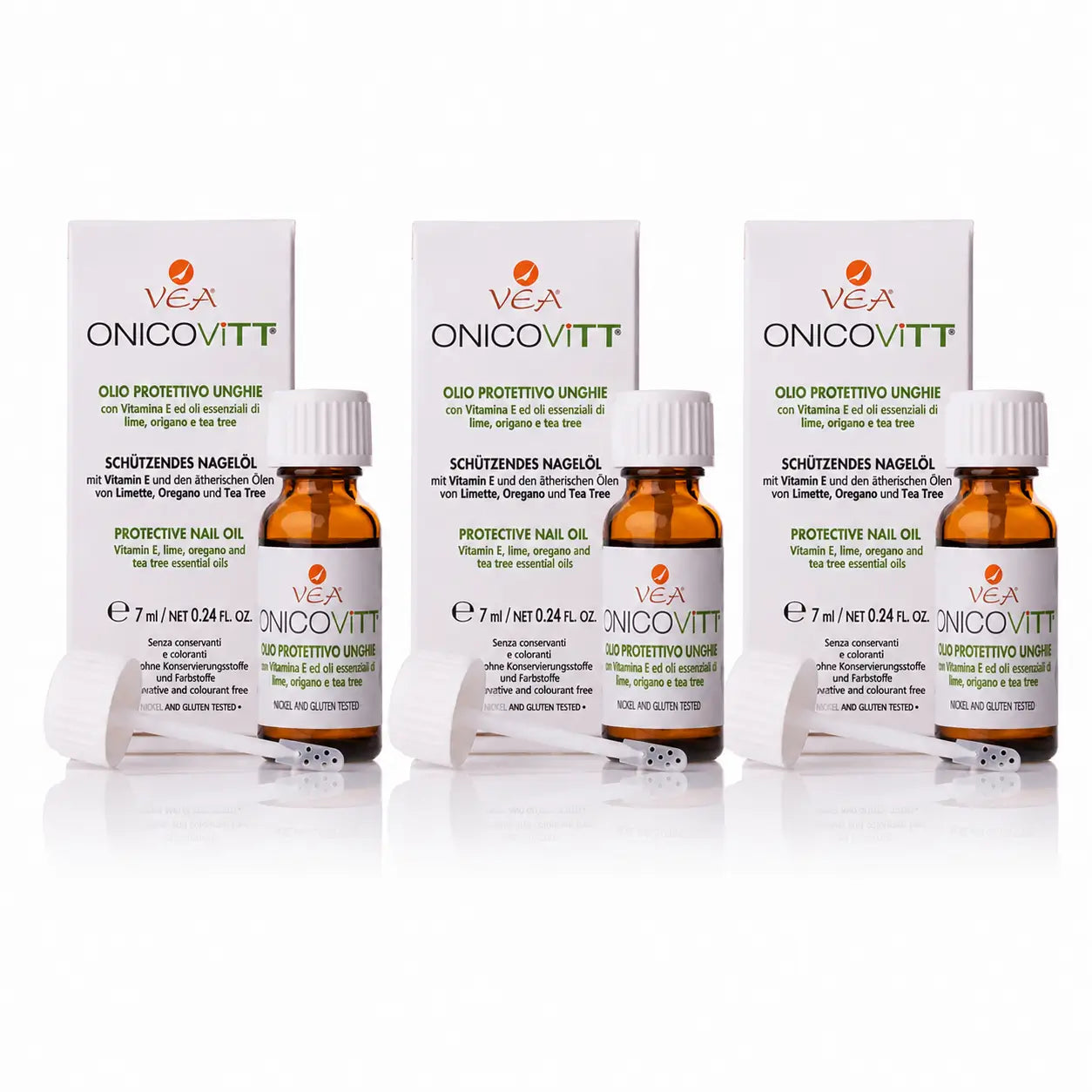 Siehe Onicovitt Schutzöl für die Nägel, ca. 7 ml, 3er-Pack