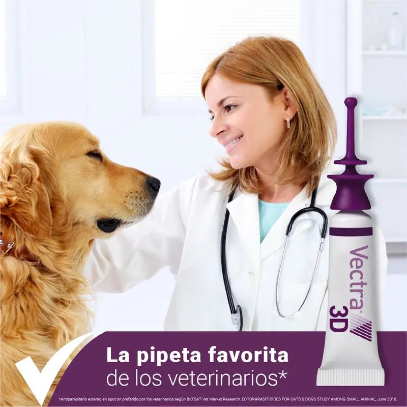 Vectra 3D Hund +40 kg, 3 Pipetten
