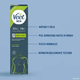 Veet Men Enthaarungscreme für normale Haut, 200 ml