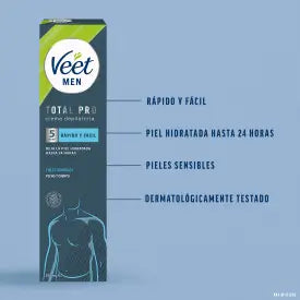 Veet Men Sensitive Skin Enthaarungscreme, 200 ml