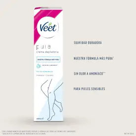 Veet Minimal Enthaarungscreme Empfindliche Haut, 200 ml