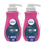 Veet Pack Enthaarungscreme für normale und trockene Haut mit Spender, 2 X 400 ml