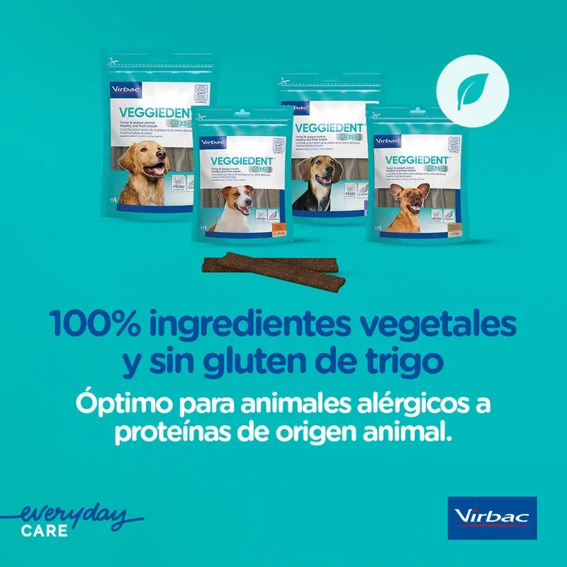 Virbac Veggiedent Fr3sh XS, Zahnpflege-Snacks für Hunde sehr kleiner Rassen