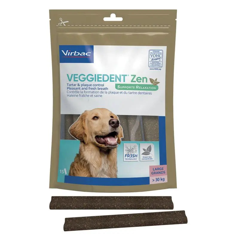 Virbac Veggiedent Zen L, Zahnsnack für Hunde großer Rassen