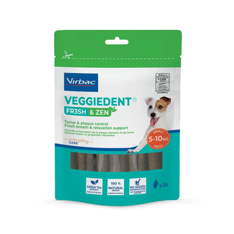 Virbac Veggiedent Zen M, Zahnsnack für Hunde mittlerer Rassen