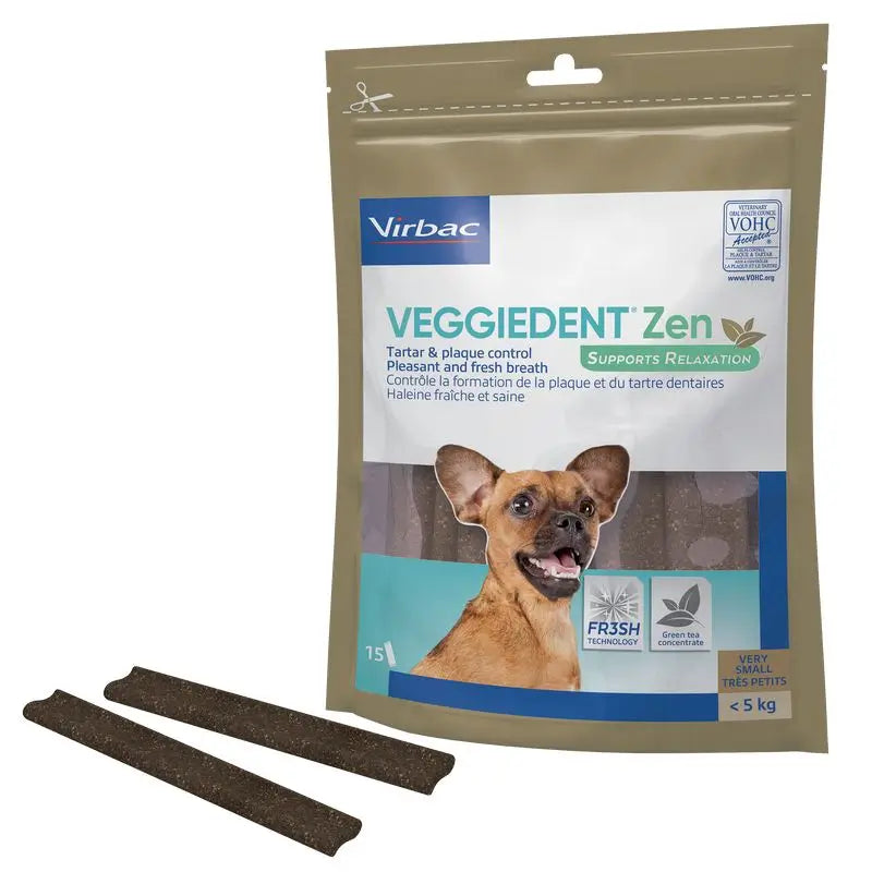 Virbac Veggiedent Zen Xs, Zahnsnack für Hunde sehr kleiner Rassen