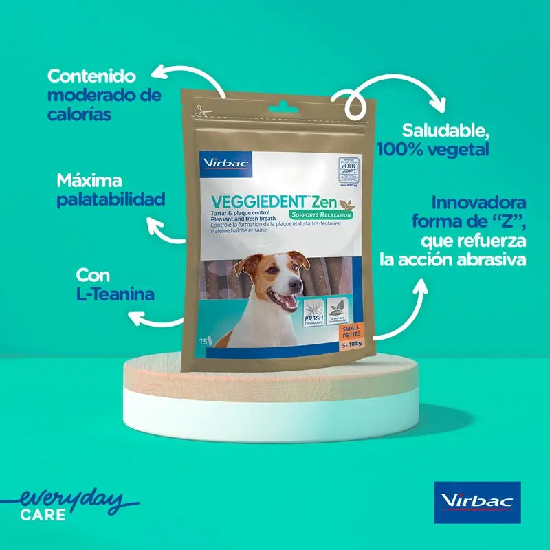 Virbac Veggiedent Zen Xs, Zahnsnack für Hunde sehr kleiner Rassen