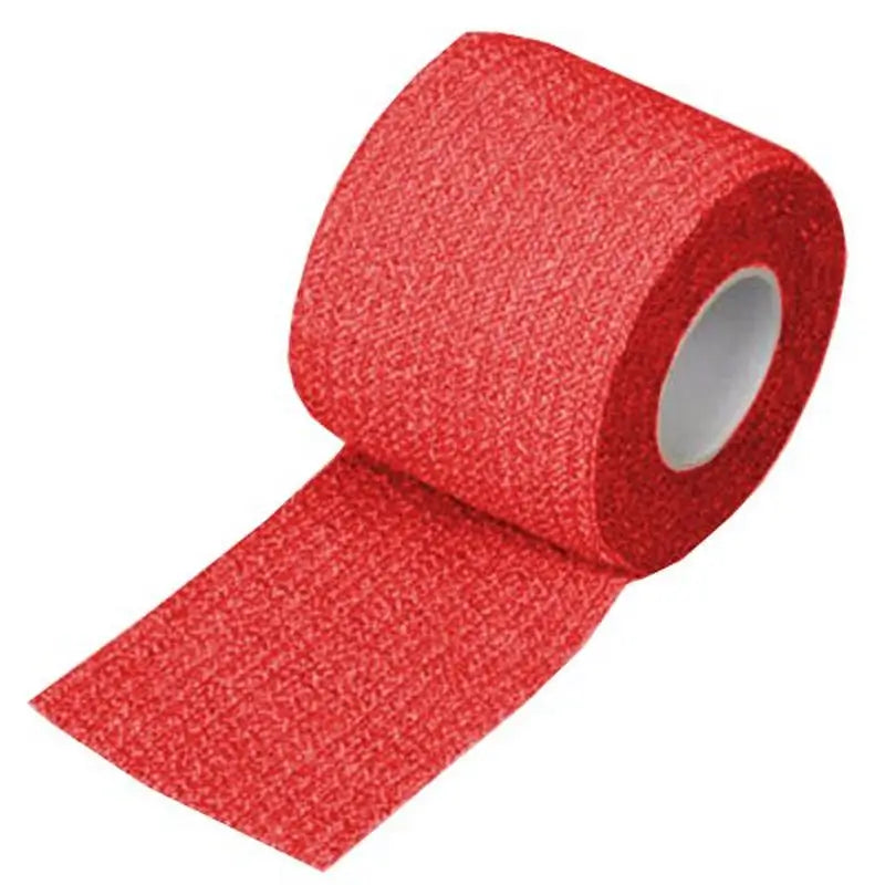 Kohäsive Bandage Band Rot 10Cmx4,5M, 1Stück