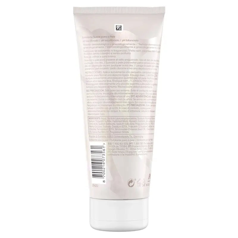 Venus Satin Care sanftes Peeling für den Intimbereich, 177 ml