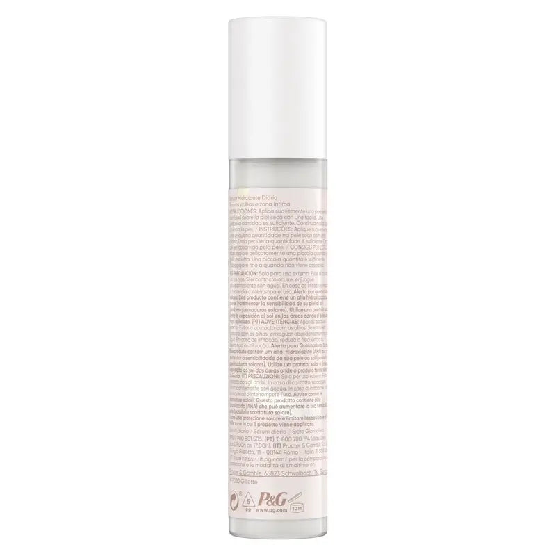 Venus Satin Care Tägliches feuchtigkeitsspendendes Serum für den Intimbereich, 50 ml
