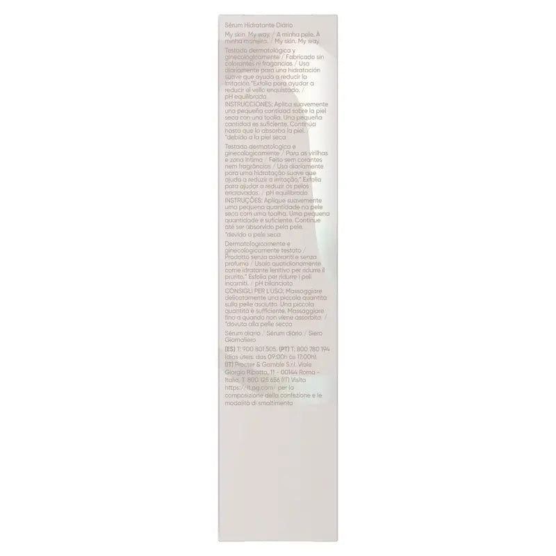 Venus Satin Care Tägliches feuchtigkeitsspendendes Serum für den Intimbereich, 50 ml