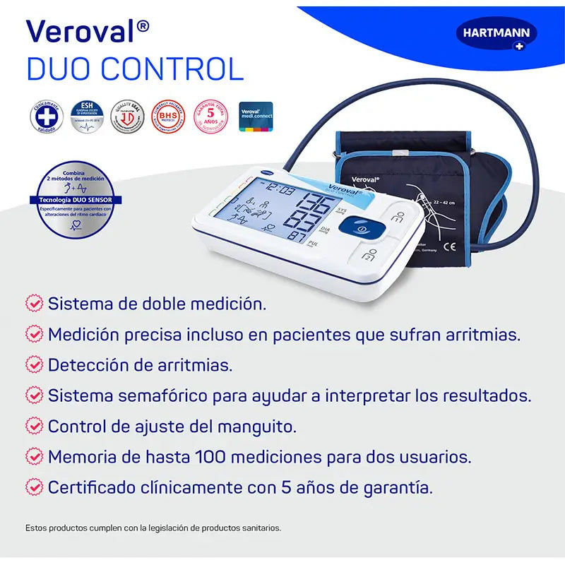 Veroval Duo Control Großes Sphygmomanometer