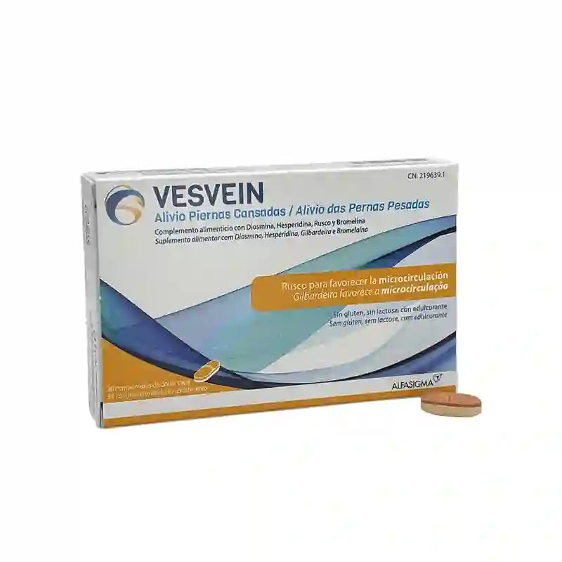 Vesvein Tired Leg Relief, 30 Tabletten