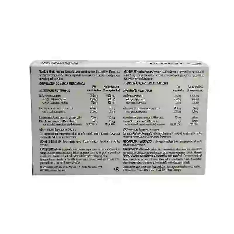 Vesvein Tired Leg Relief, 30 Tabletten