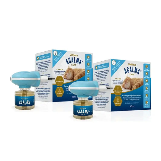 Vetnova Acalma für Katzen – Diffusor + Nachfüllpackung 48 ml, 2er-Pack