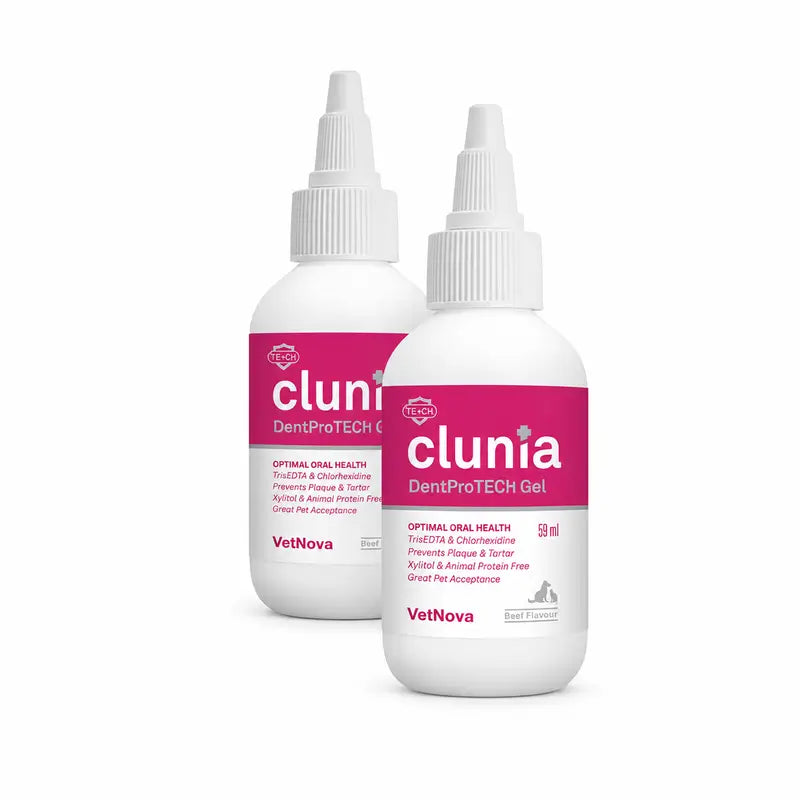 Vetnova Clunia DentProTech Gel, 2er-Pack à 59 ml
