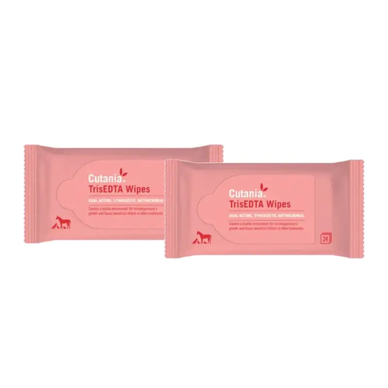 Vetnova Cutania TrisEDTA Wipes, 24 Tücher, 2er-Pack