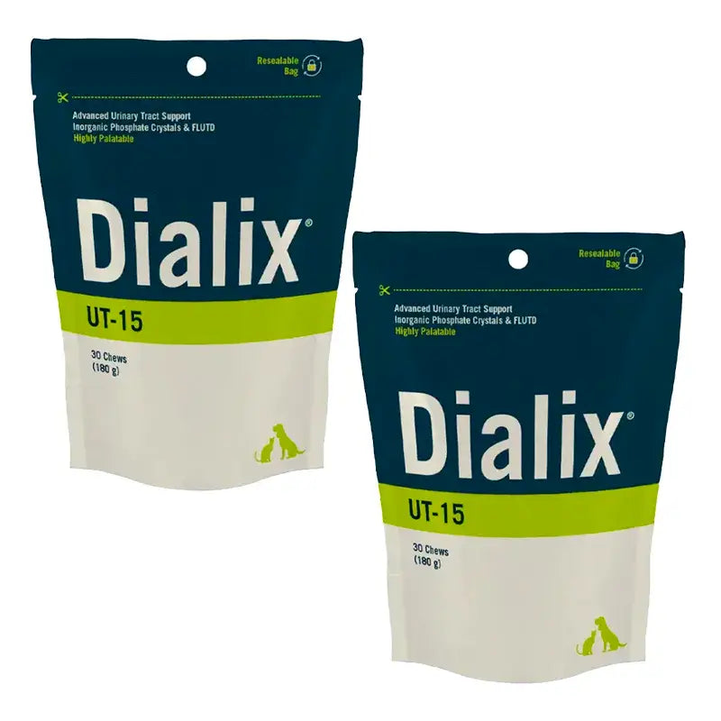 Vetnova Dialix UT-15, Packung 2 x 30 Kaugummis