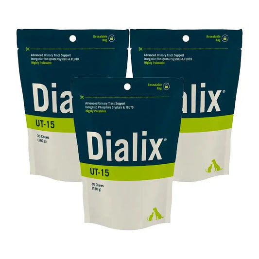 Vetnova Dialix UT-15, Packung 3 x 30 Kaugummis