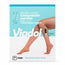 VIADOL Kurzstrumpf normal beige Übergröße