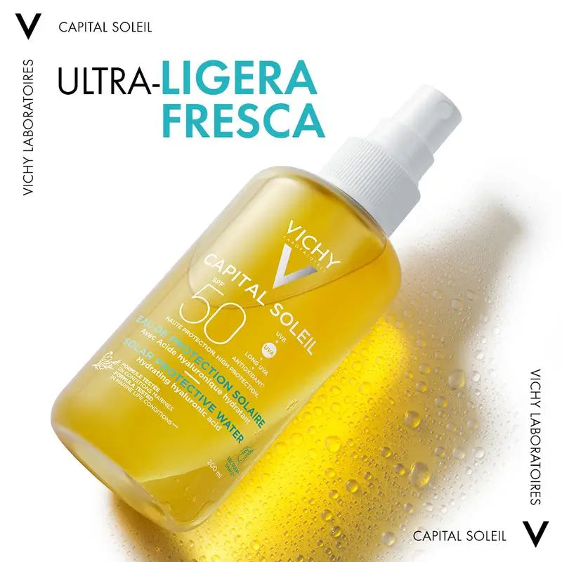 Vichy Capital Soleil Schützende Feuchtigkeits-Sonnencreme SPF 50, 200 ml