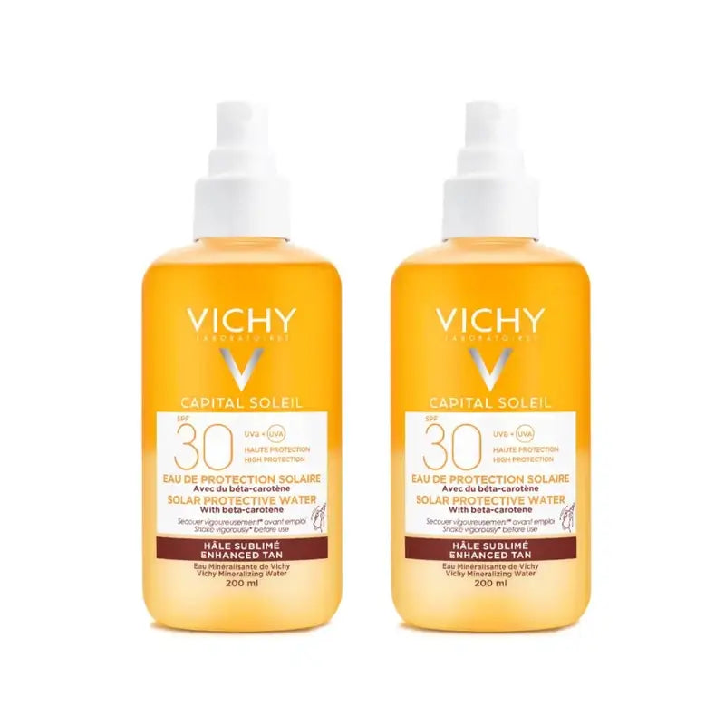 Vichy Capital Soleil Spf30 Aufhellende schützende Sonnencreme, 2X200 Ml