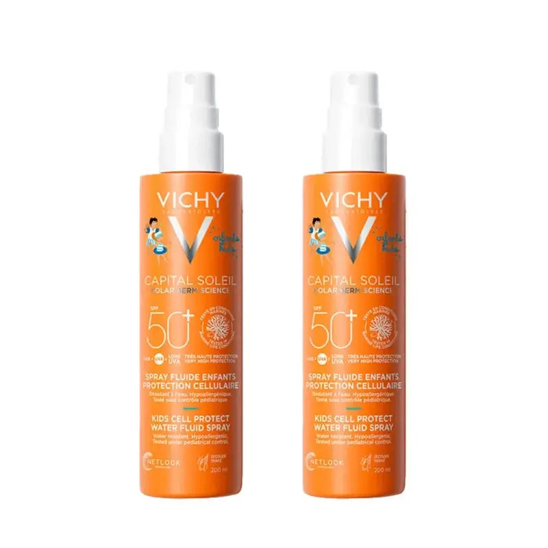 Vichy Capital Soleil Kinderspray Spf 50, 2X200 Ml