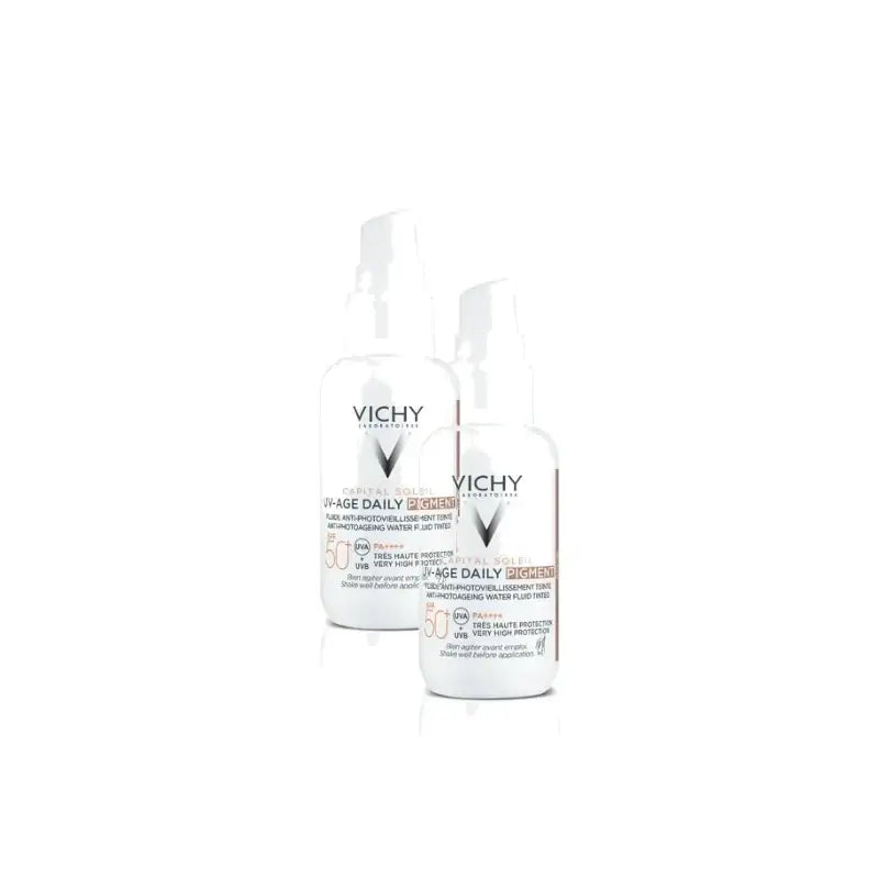 Vichy Capital Soleil UV-Age Daily Color Mittel SPF50+ 40 ml, 2er-Pack