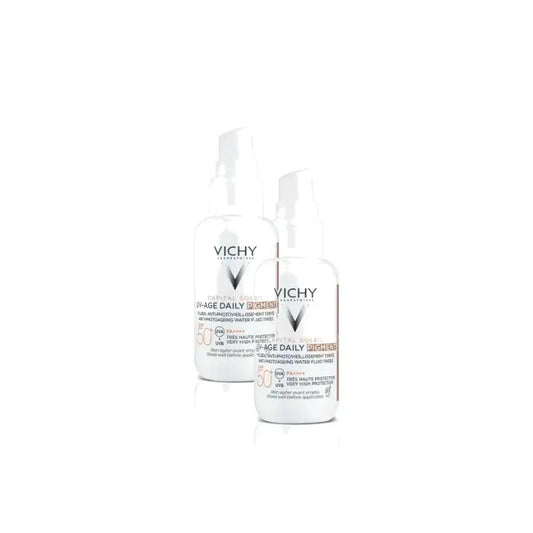 Vichy Capital Soleil UV-Age Daily Color Mittel SPF50+ 40 ml, 2er-Pack