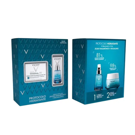 Vichy Minéral Chest 89 Protokoll zur Befeuchtung und Verstärkung der Hautbarriere