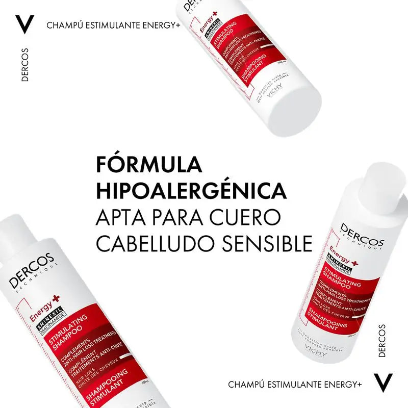 Vichy Dercos Technique Energy+ Stimulierendes Shampoo 200 ml
