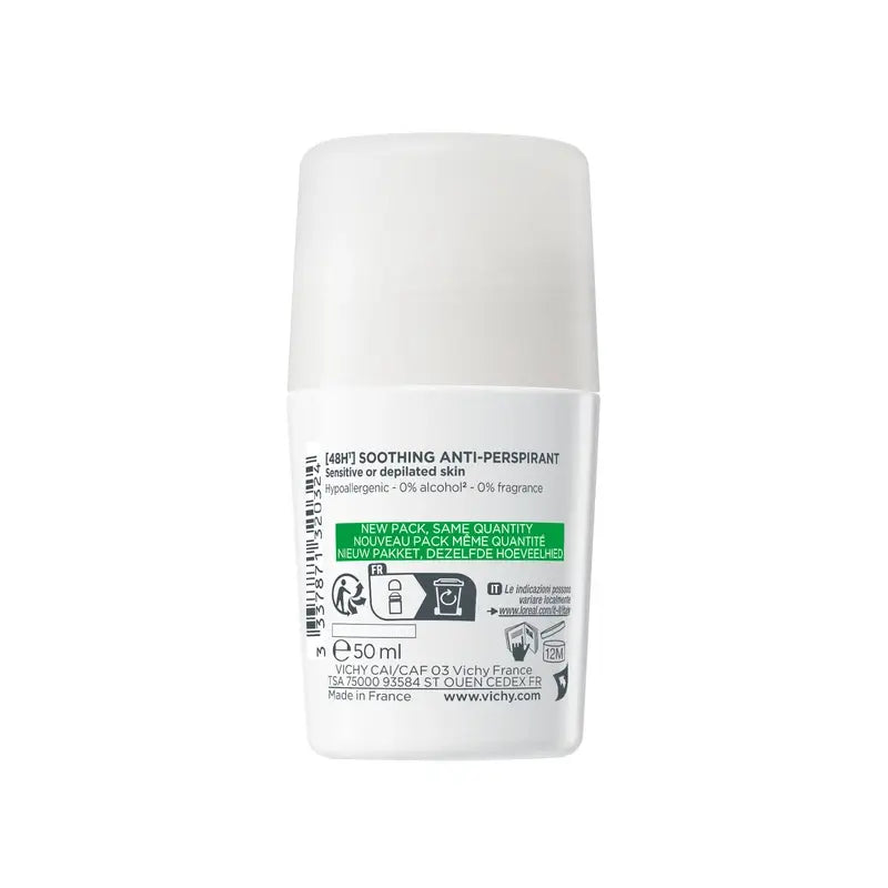 Vichy Anti-Transpirant Deodorant 48H Roll-On Empfindliche Haut 50 ml