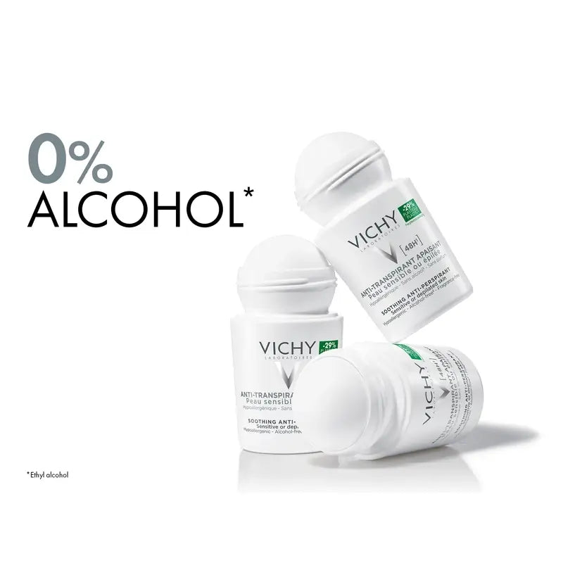 Vichy Anti-Transpirant Deodorant 48H Roll-On Empfindliche Haut 50 ml
