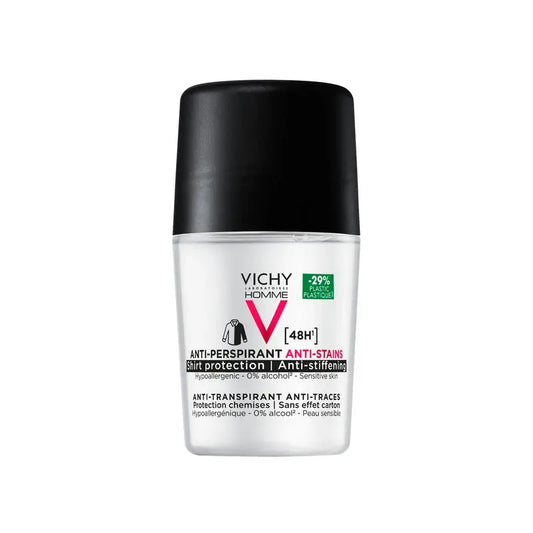 Vichy Homme 48H Anti-Transpirant und Anti-Fleck Deo Roll-On 50 ml