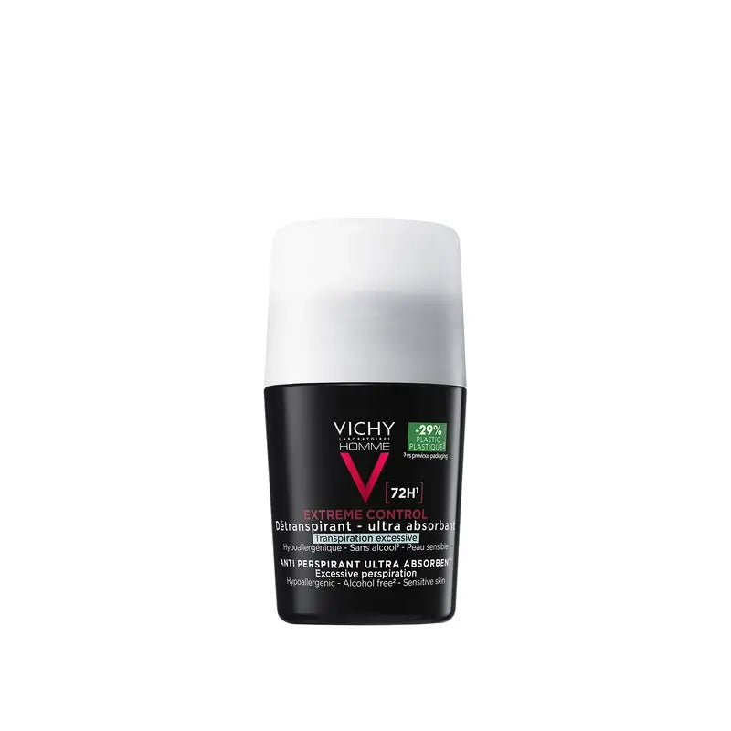 Vichy Homme Extreme Control Anti-Transpirant Deodorant 72H Roll-On 50 ml