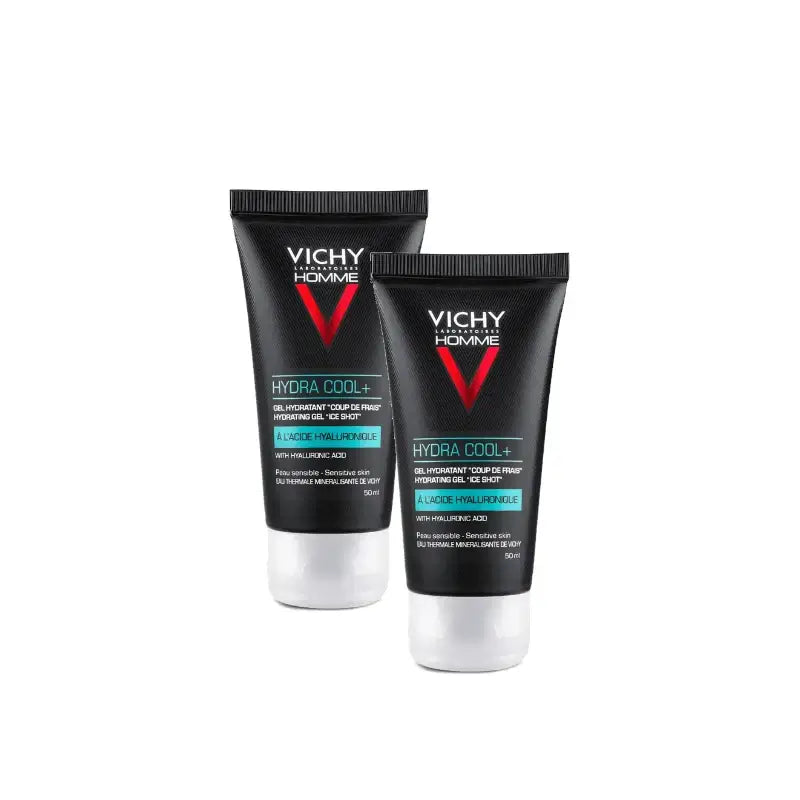 Vichy Homme Hydra Cool+ Anti-Müdigkeits-Gesichtscreme für Männer 40 ml, 2er-Pack