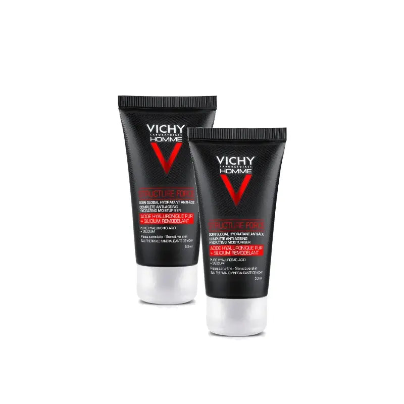 Vichy Homme Structure Force Gesichtscreme für Männer 50 ml, 2er-Pack