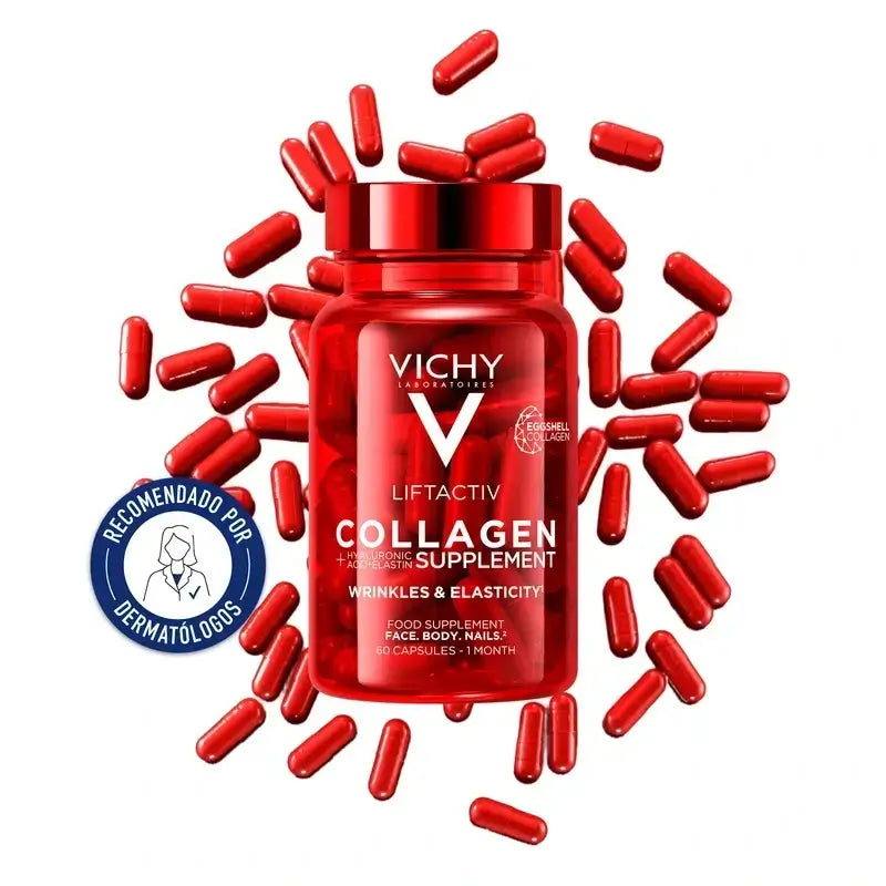 Vichy Liftactiv Anti-Aging Kollagen mit Vitaminen und Mineralien, 3X60 Kapseln