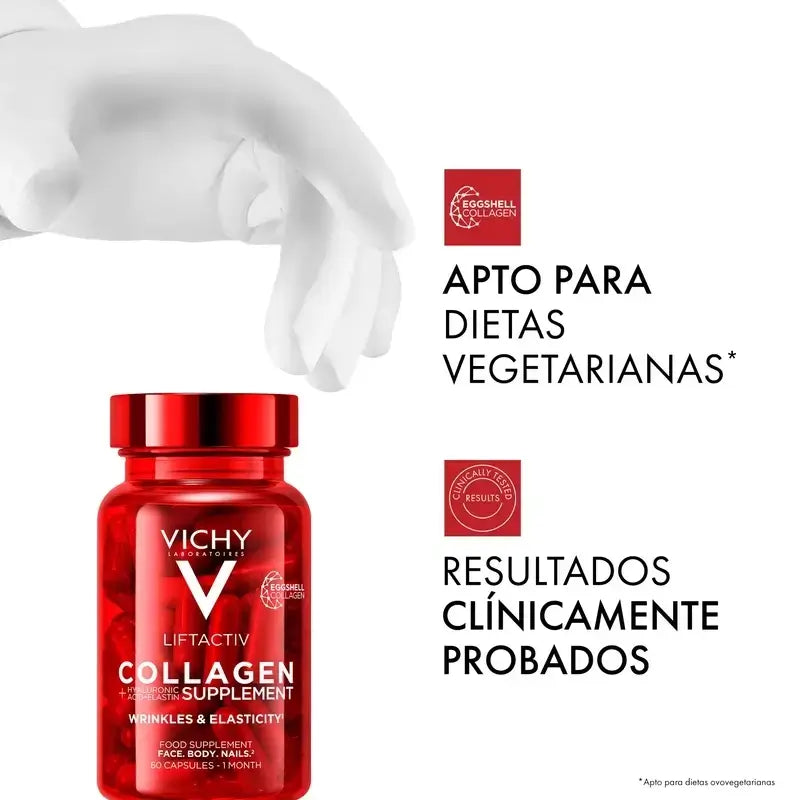 Vichy Liftactiv Anti-Aging Kollagen mit Vitaminen und Mineralien, 3X60 Kapseln