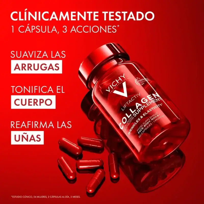 Vichy Liftactiv Anti-Aging Kollagen mit Vitaminen und Mineralien, 3X60 Kapseln