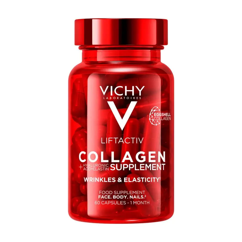 Vichy Liftactiv Anti-Aging Kollagen mit Vitaminen und Mineralien, 60 Kapseln