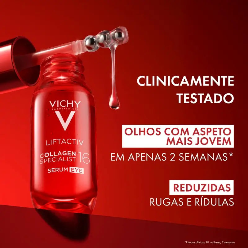 Vichy Liftactiv Collagen 16 Augenkontur-Serum, 15 ml