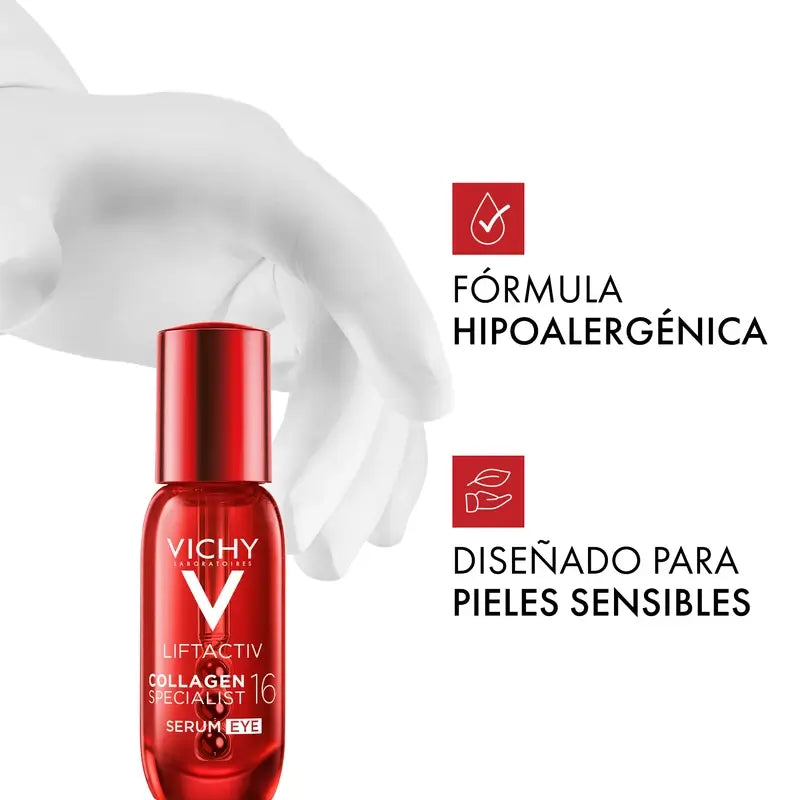 Vichy Liftactiv Collagen 16 Augenkontur-Serum, 15 ml