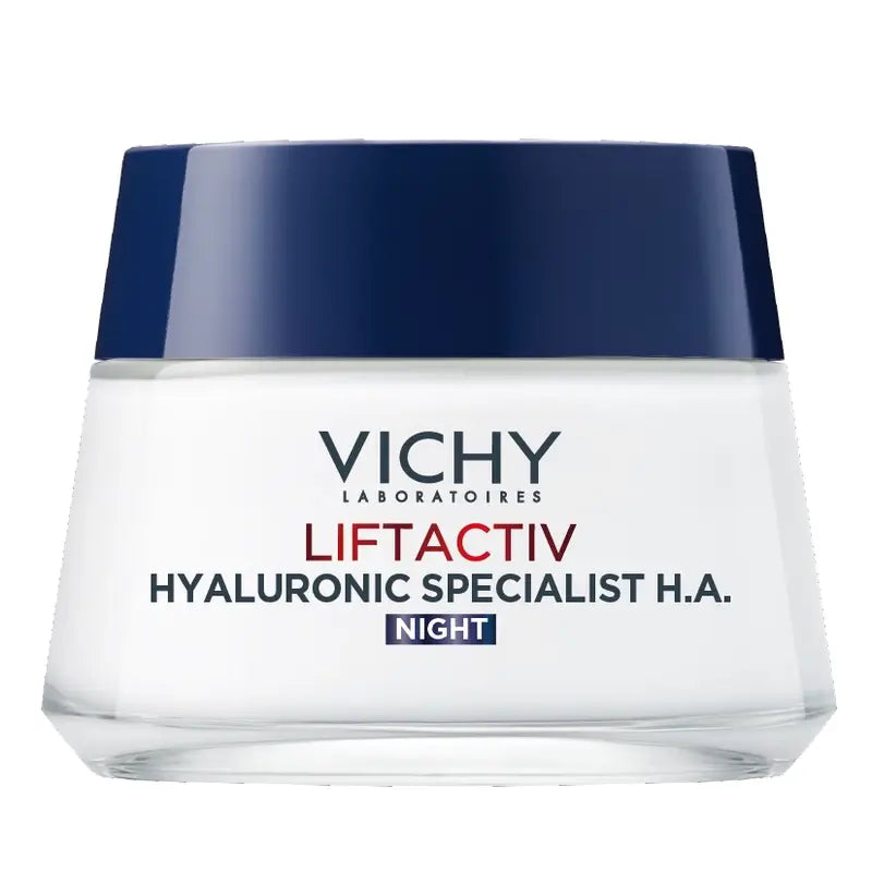 Vichy Liftactiv Hyaluronic Specialist H.A. Nachtcreme mit Hyaluronsäure, 50 ml
