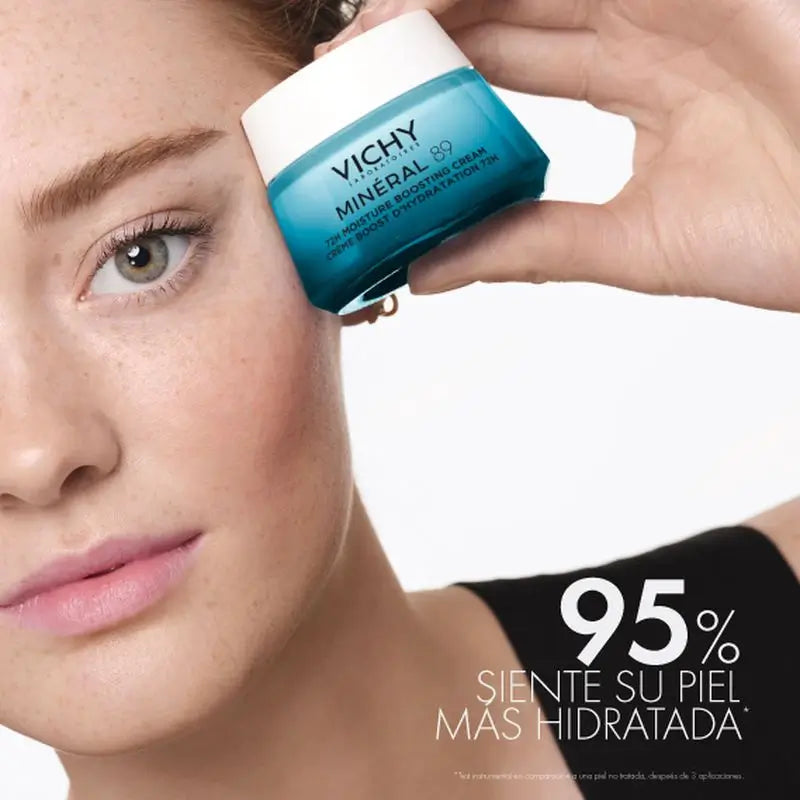 Vichy Minéral 89 Feuchtigkeitscreme 72H Leicht, 50 ml