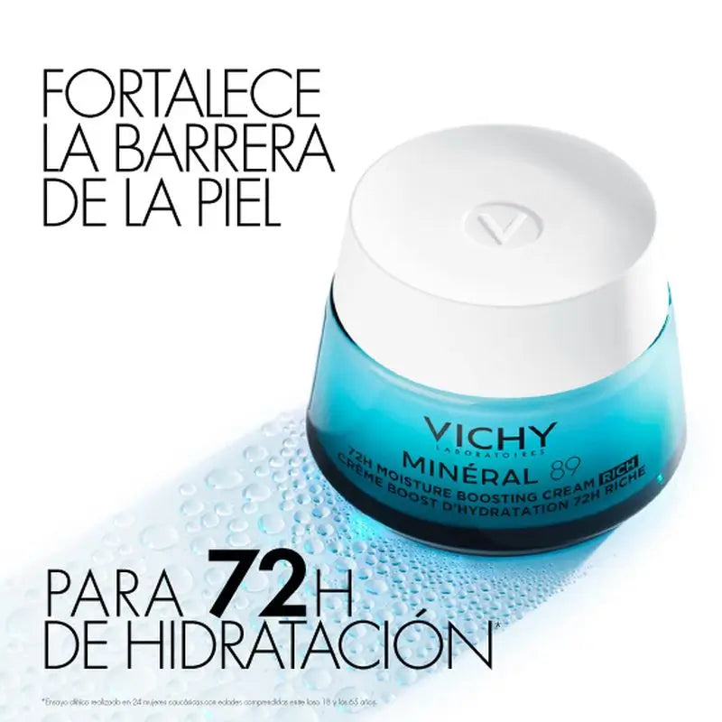 Vichy Minéral 89 Rich 72H Feuchtigkeitscreme, 50 ml