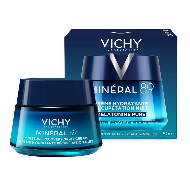 Vichy Mineral 89 Melatonin Recovery Night Moisturiser, 50 ml
