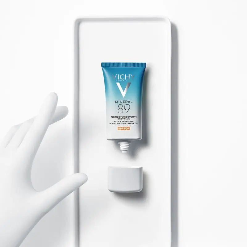 Vichy Minéral 89 Tägliches Feuchtigkeitsfluid 72H Spf50+, 50 ml
